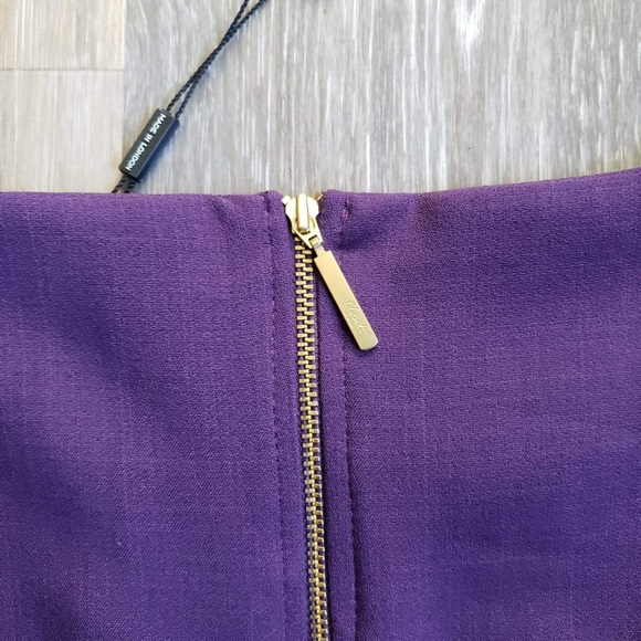 NWT WINE SKATER DRESS MADE IN LONDON - Picture 10 of 13